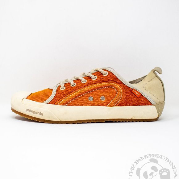Patagonia Shoes - Patagonia Patrol Salmon Cream Lace Up Casual Sneakers Hemp Performance 7.5US